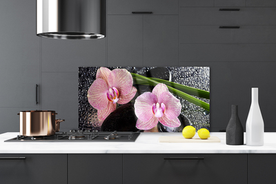 Moderne keuken achterwand Orchidor orchid flowers zen