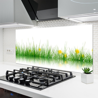 Moderne keuken achterwand Natuurgras bloemen