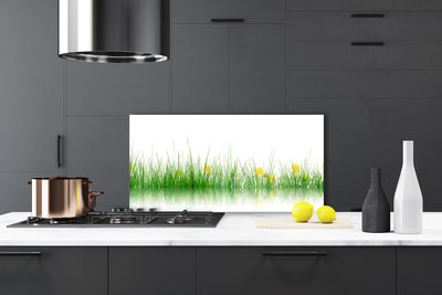 Moderne keuken achterwand Natuurgras bloemen