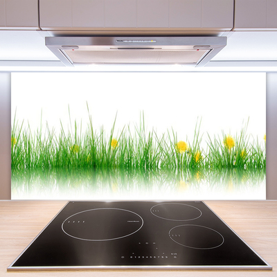 Moderne keuken achterwand Natuurgras bloemen