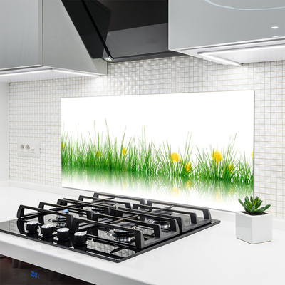 Moderne keuken achterwand Natuurgras bloemen