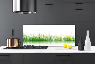 Moderne keuken achterwand Natuurgras bloemen