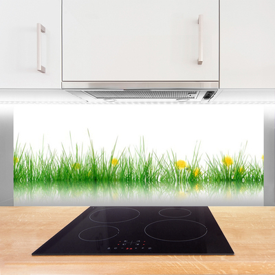 Moderne keuken achterwand Natuurgras bloemen