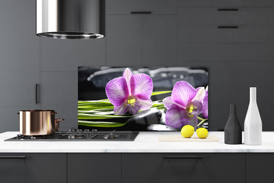Moderne keuken achterwand Orchid stones zen spa