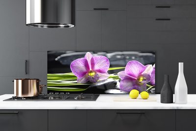 Moderne keuken achterwand Orchid stones zen spa