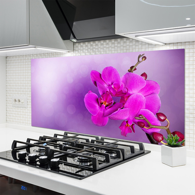 Moderne keuken achterwand Bloemen bloemblaadjes orchidee