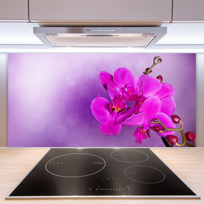 Moderne keuken achterwand Bloemen bloemblaadjes orchidee