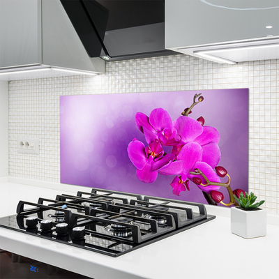 Moderne keuken achterwand Bloemen bloemblaadjes orchidee