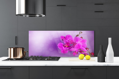 Moderne keuken achterwand Bloemen bloemblaadjes orchidee