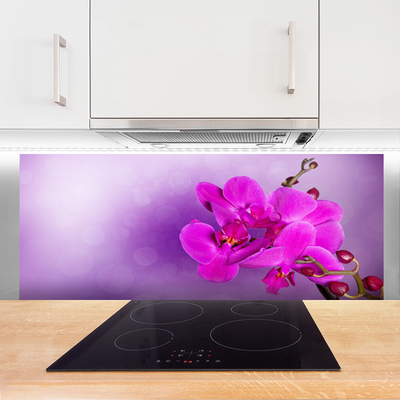 Moderne keuken achterwand Bloemen bloemblaadjes orchidee