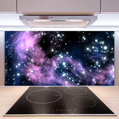 Spatplaat keuken glas Abstractie. Cosmos art art