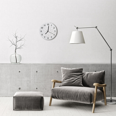 Ronde glas klok Steen