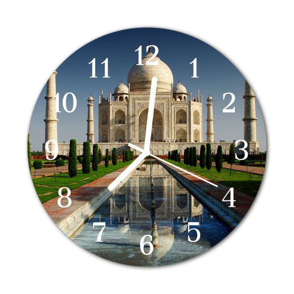 Ronde glas klok Taj mahal