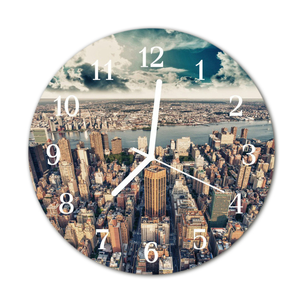 Ronde glas klok New york