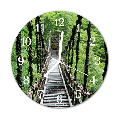 Ronde glas klok Hangende brug