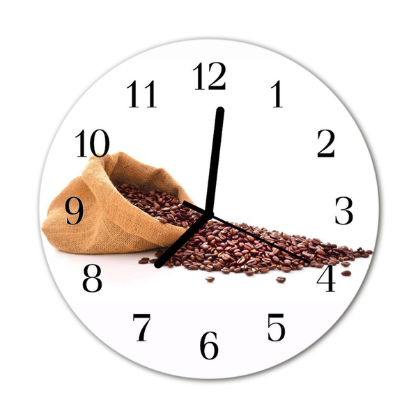 Ronde glazen klok Koffiebonen