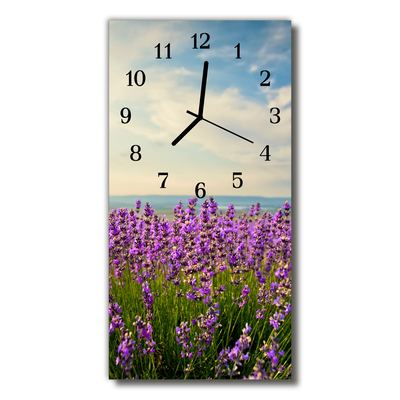Glazen klok rechthoekige Bloemen kleurrijke bloemen