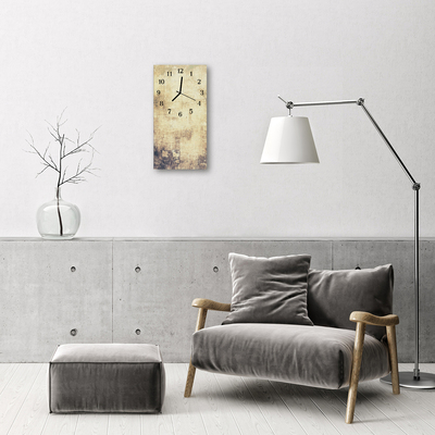 Glazen klok rechthoekige Beige canvas