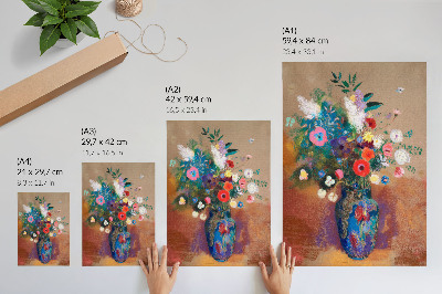 Poster Boeket bloemen (1900-1905) van Odilon Redon
