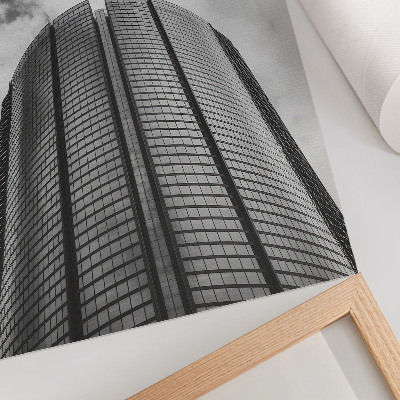 Decoratieve poster Moderne wolkenkrabber, symmetrie, elegantie