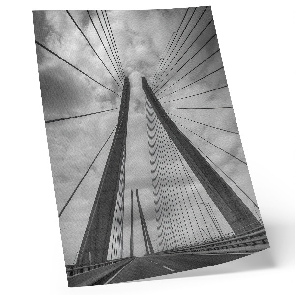 Decoratieve poster Touwbrug moderniteit elegantie symmetrie