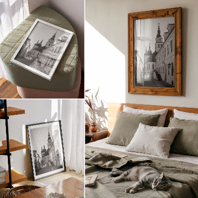 Wandposter Historische gebouwen, elegantie, architectonische details