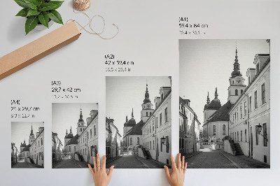 Wandposter Historische gebouwen, elegantie, architectonische details