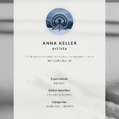 Poster minimalistisch ontwerp met witte en grijze ski's in schaduw voor een rustige uitstraling