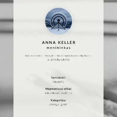 Poster minimalistisch ontwerp met witte en grijze ski's in schaduw voor een rustige uitstraling