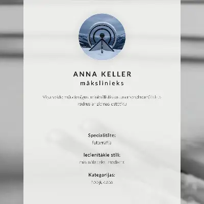 Poster minimalistisch ontwerp met witte en grijze ski's in schaduw voor een rustige uitstraling