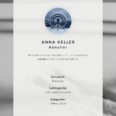 Poster Minimalisme wit grijs ski's schaduwen rust