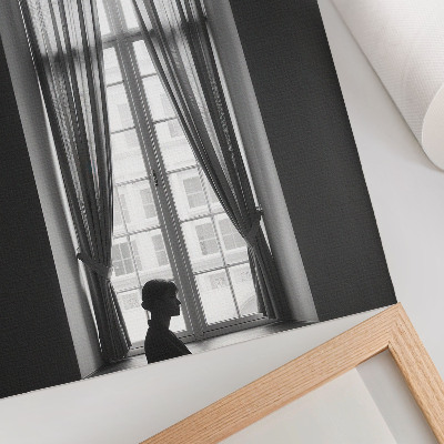 Decoratieve poster Monochroom spel van licht en schaduw