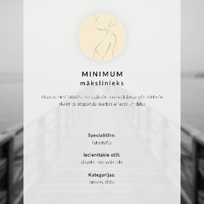 Wandposter Zwart-witte pier, kalm water, minimalistisch landschap