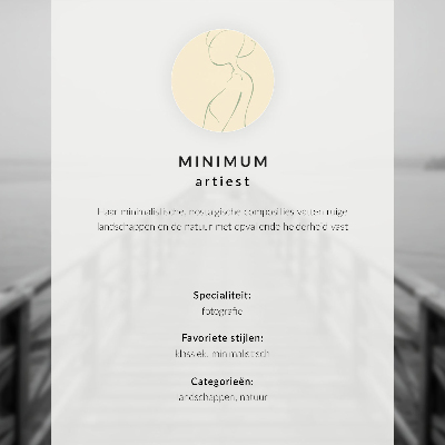 Wandposter Zwart-witte pier, kalm water, minimalistisch landschap