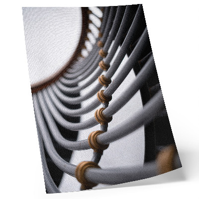 Poster Pijpbochten, metalen constructie, ruimtelijk ontwerp
