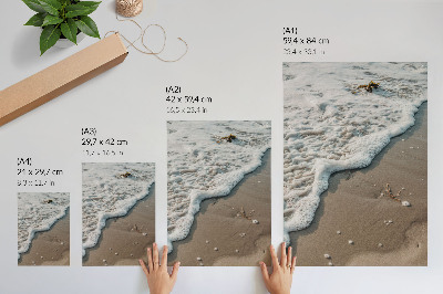 Decoratieve poster Zand, water, verfijning, harmonie