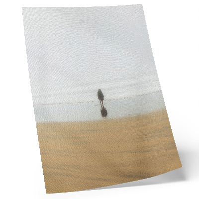 Poster Minimalisme, rust, eenzaamheid, strand, reflectie, water