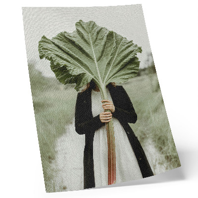 Wandposter Het mysterie van de natuur: blad en figuur