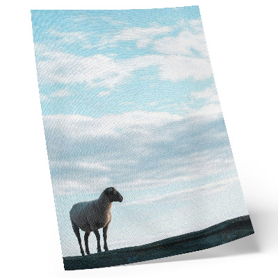 Decoratieve poster Hemel, wolken, schapen, diepe stilte, vrede