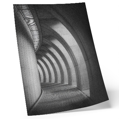 Decoratieve poster Futuristisch ruimtelijk design in zwart-wit, elegant