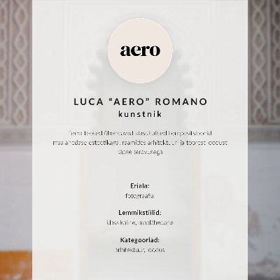 Decoratieve poster Oosterse decoraties en wandsymmetrie
