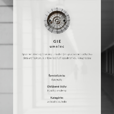 Poster Crèmekleurige gevel, zwart-witte ramen, klassieke stijl