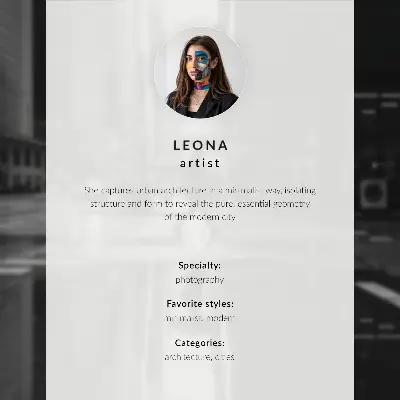 Decoratieve poster oranje kozijnen met blauwe ramen en een witte gevel