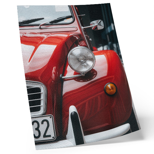 Wandposter Klassieke auto, expressieve details, retro-sfeer