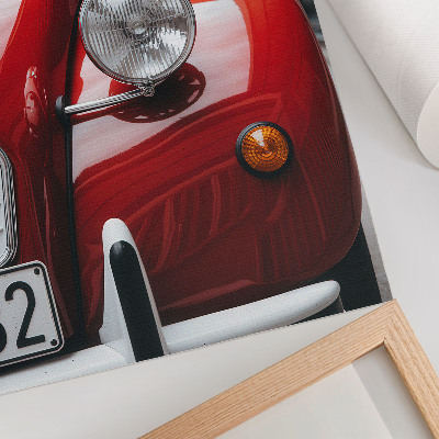 Wandposter Klassieke auto, expressieve details, retro-sfeer