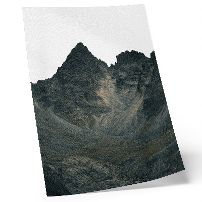 Decoratieve poster Majestueuze bergtoppen, ongerepte natuur