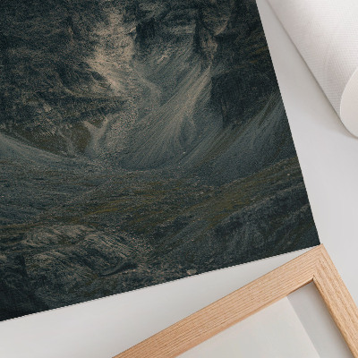 Decoratieve poster Majestueuze bergtoppen, ongerepte natuur