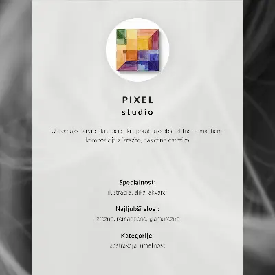 Decoratieve poster olifant op een halve maan met boeken tussen de wolken