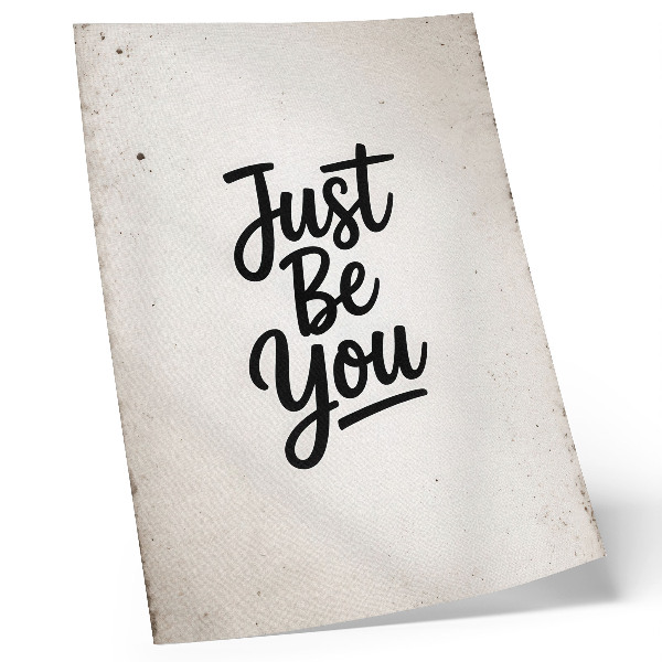 Decoratieve poster Minimalisme, elegantie, motivatie, zwart-witcontrast