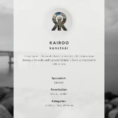 Decoratieve poster rustig wateroppervlak met warme kleuren van de lucht en een brug